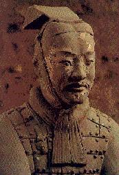 Xi'an: Terra Cotta warrior, head
